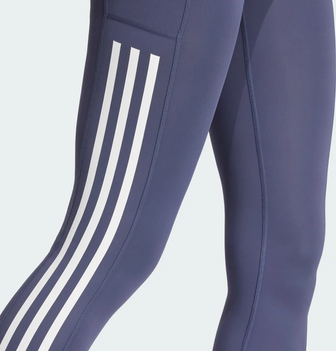 adidas Optime 3-Streifen Full-Length Hose lang shadow navy (Damen)