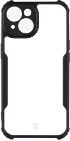 Tactical Quantum Stealth Cover für Apple iPhone 15 transparent/schwarz