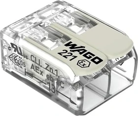 Wago COMPACT-Verbindungsklemme bis 6mm² 105°C 2-Leiter, 50 Stück