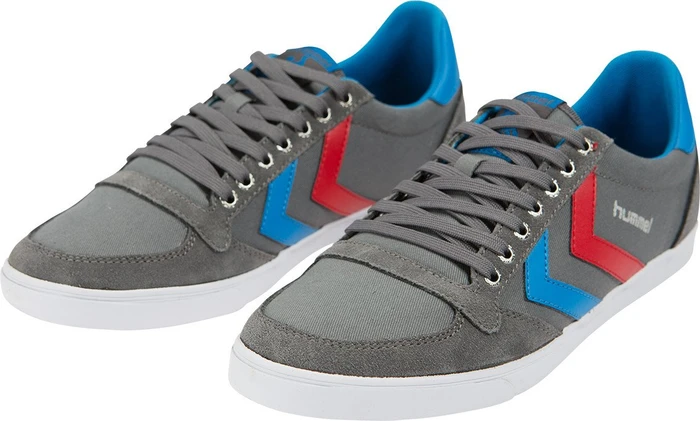 hummel Slimmer Stadil Low castle rock/red/blue (Herren)