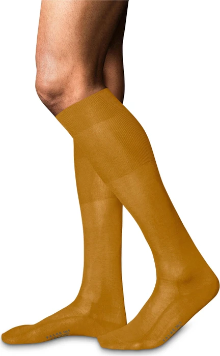 Falke No. 9 Pure Fil d'Écosse Socken amber (Herren)