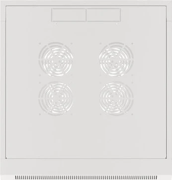 Lanberg WFFA Series 19" Rack Wandschrank 4HE, hängend, Flatpack, Glastür, IP20, RAL 7035, 600mm tief