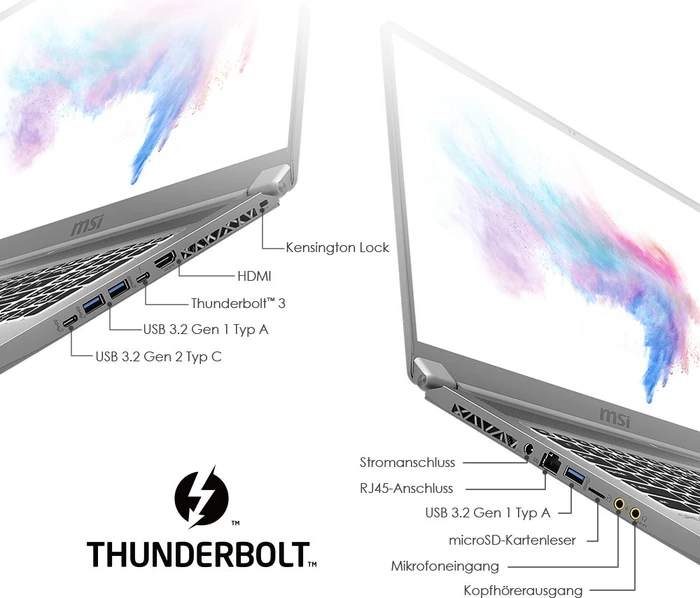 MSI Creator 17 A10SGS-268, Space Grey, Core i7-10875H, 32GB RAM, 2TB SSD, GeForce RTX 2080 SUPER Max-Q, DE