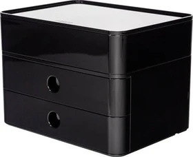 HAN Allison Smartbox Plus Schubladenbox, 3 Schubladen, A5, jet black