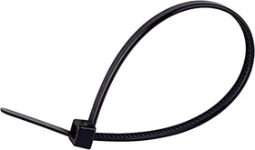 HellermannTyton Kabelbinder innenverzahnt, 3.5mm, 150mm, schwarz, 100 Stück
