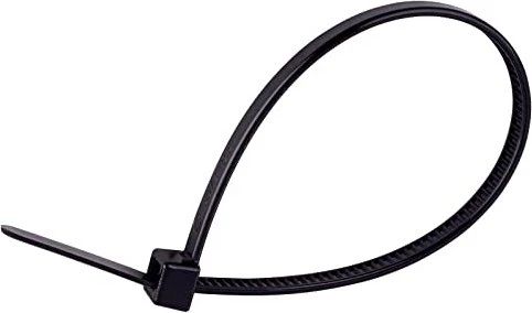 HellermannTyton Kabelbinder innenverzahnt, 3.5mm, 150mm, schwarz, 100 Stück