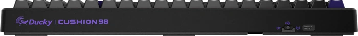 Ducky Cushion 98, Matte Black, Shush Silent Red Linear, USB/Bluetooth, US
