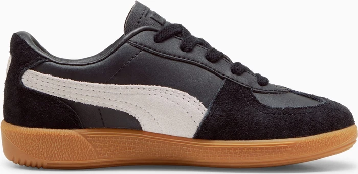 Puma Palermo Leather puma black/feather gray/gum (Junior)