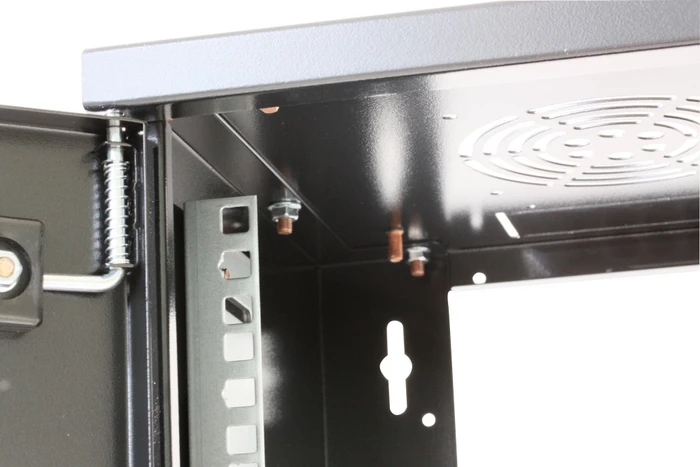 Intellinet 10" Wandschrank 6HE, Sicherheitsglastür, schwarz, 300mm tief