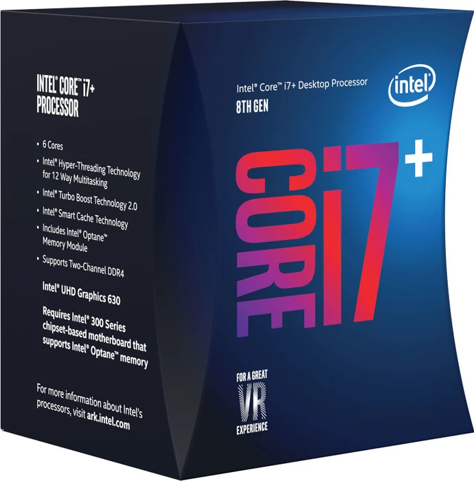 Intel Core i7-8700, 6C/12T, 3.20-4.60GHz, boxed