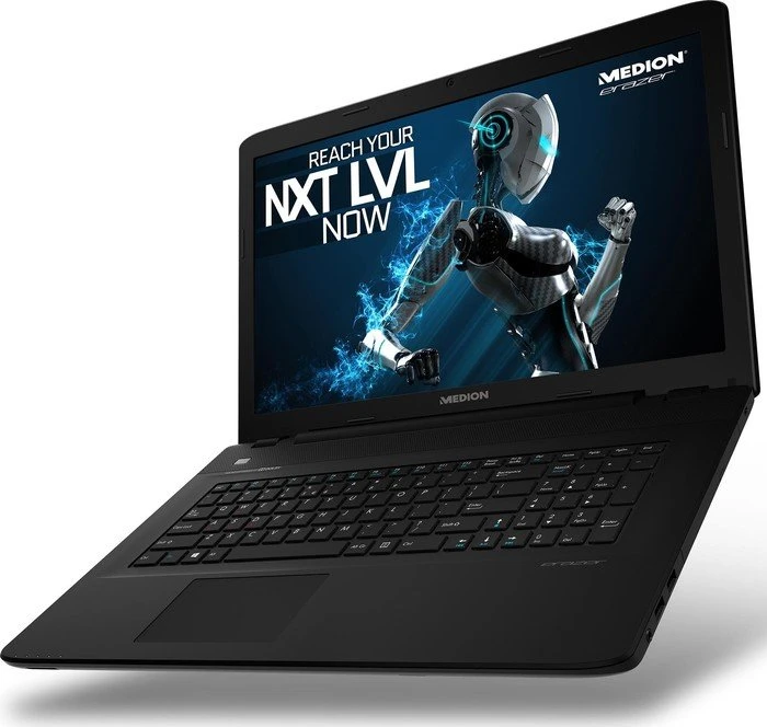 Medion Erazer P7643, Core i5-6200U, 16GB RAM, 256GB SSD, 1TB HDD, GeForce GTX 950M, DE