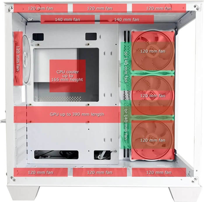 LC-Power Gaming 807W Stormwatch_X, weiß, Glasfenster