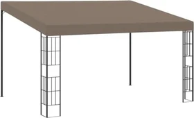 vidaXL Wand-Pavillon 400x300cm taupe