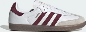 adidas Samba OG cloud white/maroon/gum