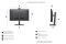 Dell Pro P 24 USB-C Hub Webcam Monitor P2426HEV, 23.8" Vorschaubild
