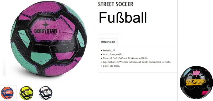Derbystar Streetsoccer Fußball
