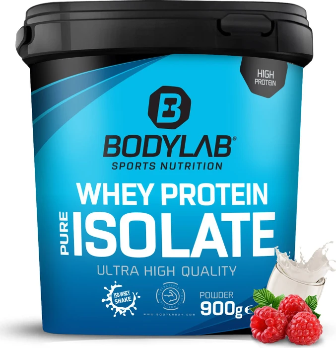 BodyLab24 Whey Protein Isolat Himbeer/Joghurt 900g
