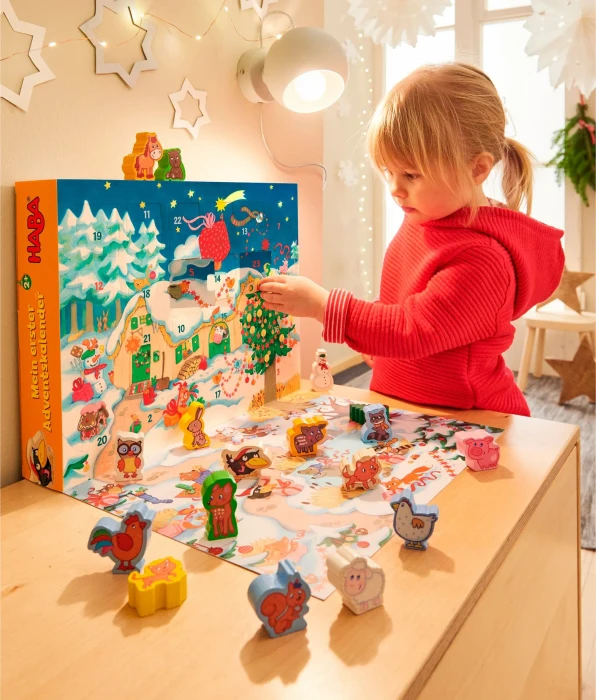 HABA Mein erster Adventskalender Bei den Bauernhoftieren