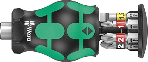 Wera Kraftform Kompakt Stubby Magazin 1 Bitset, 6-tlg.