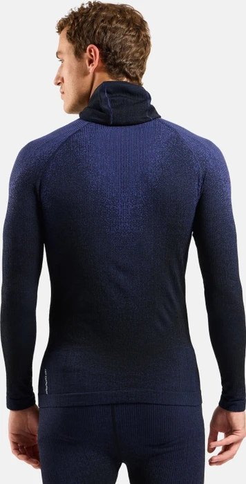 Odlo POW Blackcomb Baselayer Funktionsshirt langarm skipper blue (Herren)