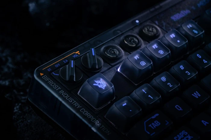 8BitDo Retro 87 Mechanical Keyboard, Mecha BREAK: Panther, schwarz, Kailh Box Jellyfish X, USB/Bluetooth, US