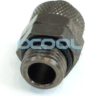 Alphacool Anschluss, G1/4" auf 10/8mm, schwarz vernickelt