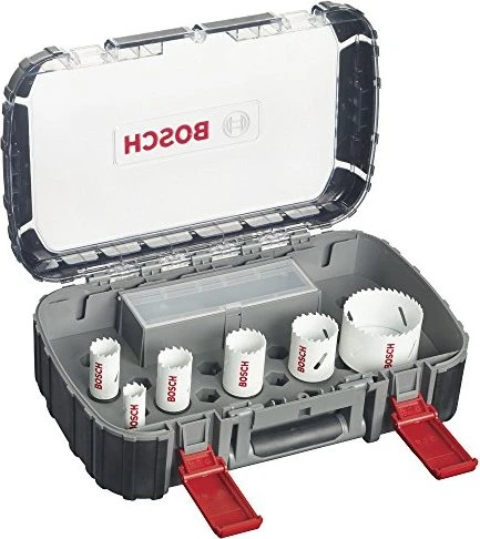 Bosch Professional BiM Progressor for Wood and Metal Elektriker Lochsägen-Sortiment inkl. Koffer, 9-tlg.