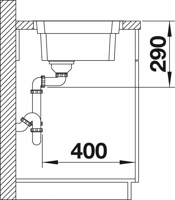Blanco Etagon 700-IF InFino Einbau Becken mittig edelstahl