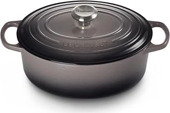 Le Creuset Signature Gusseisen Bräter oval 29cm 4.7l flint