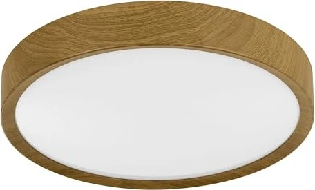 Eglo Musurita Wand-/Deckenleuchte 34cm holzoptik natur