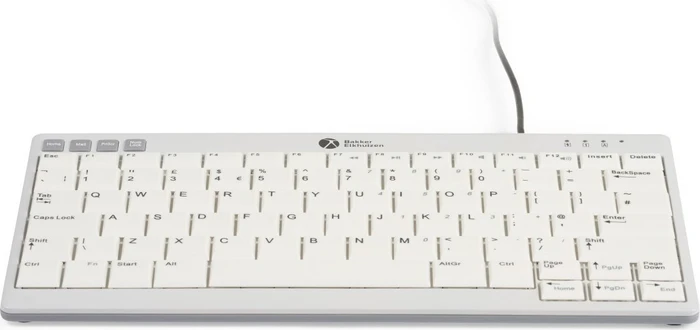 BakkerElkhuizen UltraBoard 950 V2 Standard Compact, weiß/grau, USB, DE