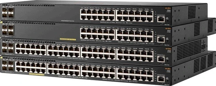 HPE Aruba 2540 48G Rackmount Gigabit Managed Switch, 48x RJ-45, 4x SFP+, 370W PoE+