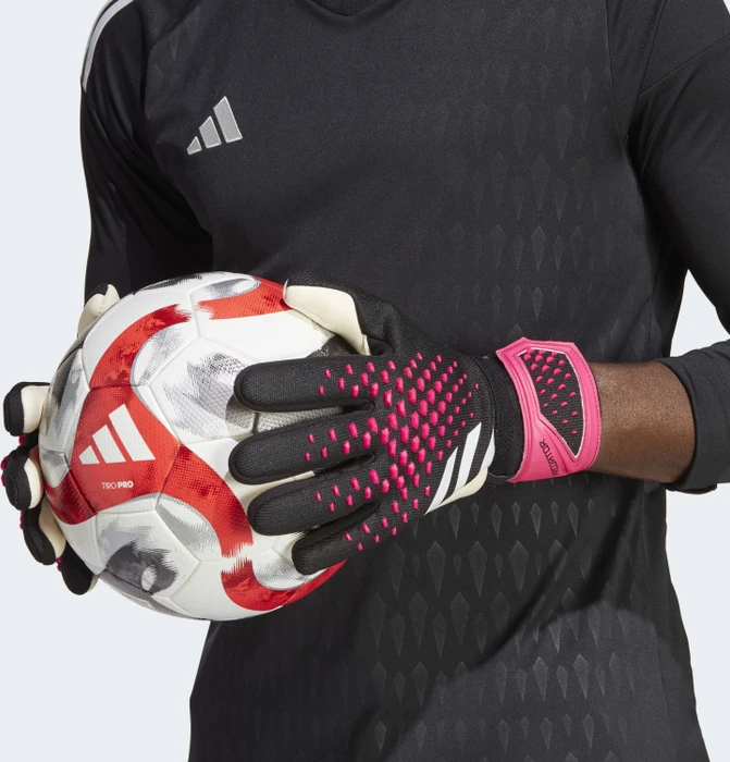 adidas Predator League Torwarthandschuhe black/white/team shock pink