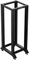 Lanberg Open Rack Series 19" Open Frame Rack 32HE, 4-Pfosten, mit Rollen, Flat Pack, tiefenverstellbar, 430-590mm, RAL 9004, 800mm tief Vorschaubild