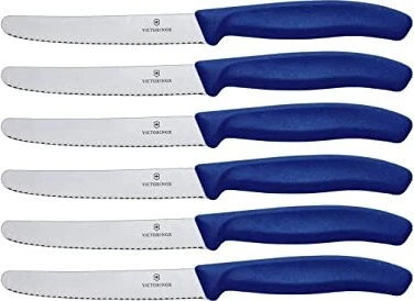 Victorinox Swiss Classic Tomaten- und Tafelmesser-Set mit Wellenschliff, 6-tlg.