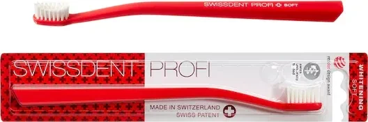 Swissdent Profi Whitening weich rot, 1 Stück