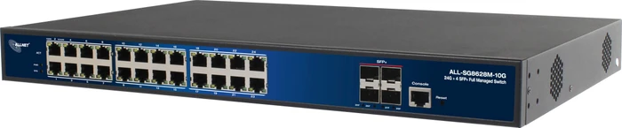 Allnet SG86 Rackmount Gigabit Managed Switch, 24x RJ-45, 4x SFP+