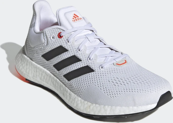 adidas Pureboost 21 cloud white/core black/solar red (Herren)