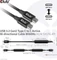 Club 3D USB-C 3.1 Kabel, aktiv, 10Gb/s, 8K60Hz, 60W PD, USB-C 3.1 Stecker auf USB-C 3.1 Stecker, 5m Vorschaubild