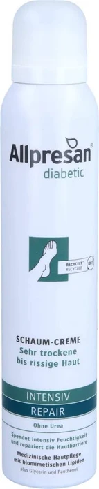 Allpresan diabetic Intensiv Schaum-Creme ohne Urea, 200ml
