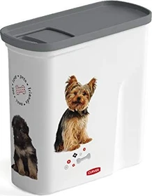Curver Trockenfutter-Spender, Futterbox, 2l, 1kg