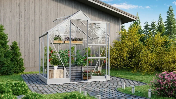 Vitavia Eris 2500 ESG 3mm Gewächshaus alu