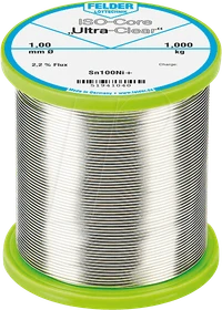 Felder ISO-Core Ultra-Clear Sn100Ni+ Sn99.25Cu Lötzinn 0.5mm, 250g