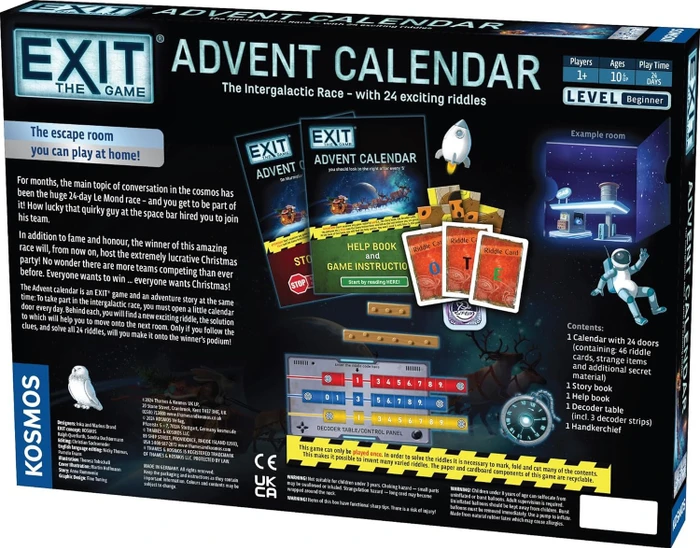 Kosmos Exit - Das Spiel Adventskalender: Das intergalaktische Rennen 2025