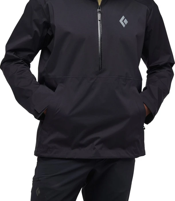 Black Diamond StormLine Stretch Rain Shell Anorak schwarz (Herren)