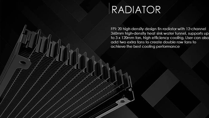 Raijintek Eos 360 RBW, 360mm