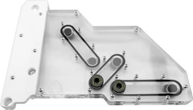 Singularity Computers Spectre 2.0 Elite Kit Side, White, Distro-Plate, Verteilerplatte