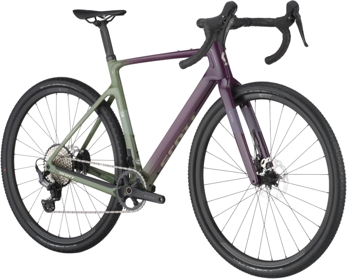 Scott Addict Gravel 40 olivine green/blackberry purple Modell 2025
