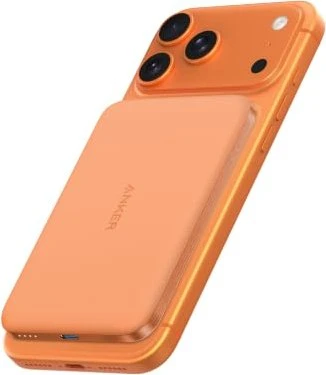 Anker Nano Powerbank (5K, Magnetisch, Slim) orange