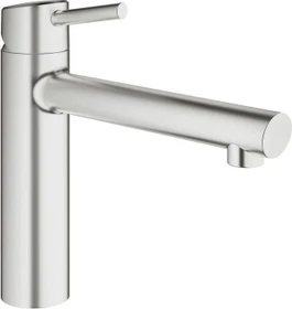 Grohe Concetto mittelhoher Auslauf Mousseur supersteel